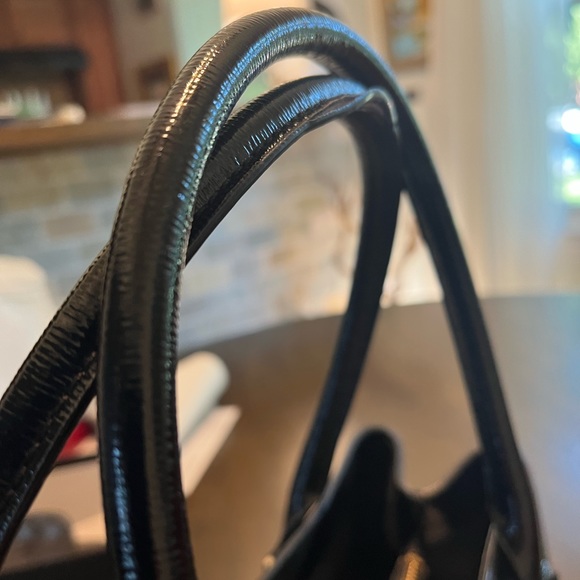Kate Spade Black Patent Leather Tote - Picture 5 of 6